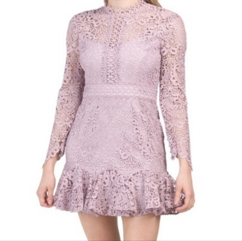 Ever New Australia Apple Lace Mini Dress